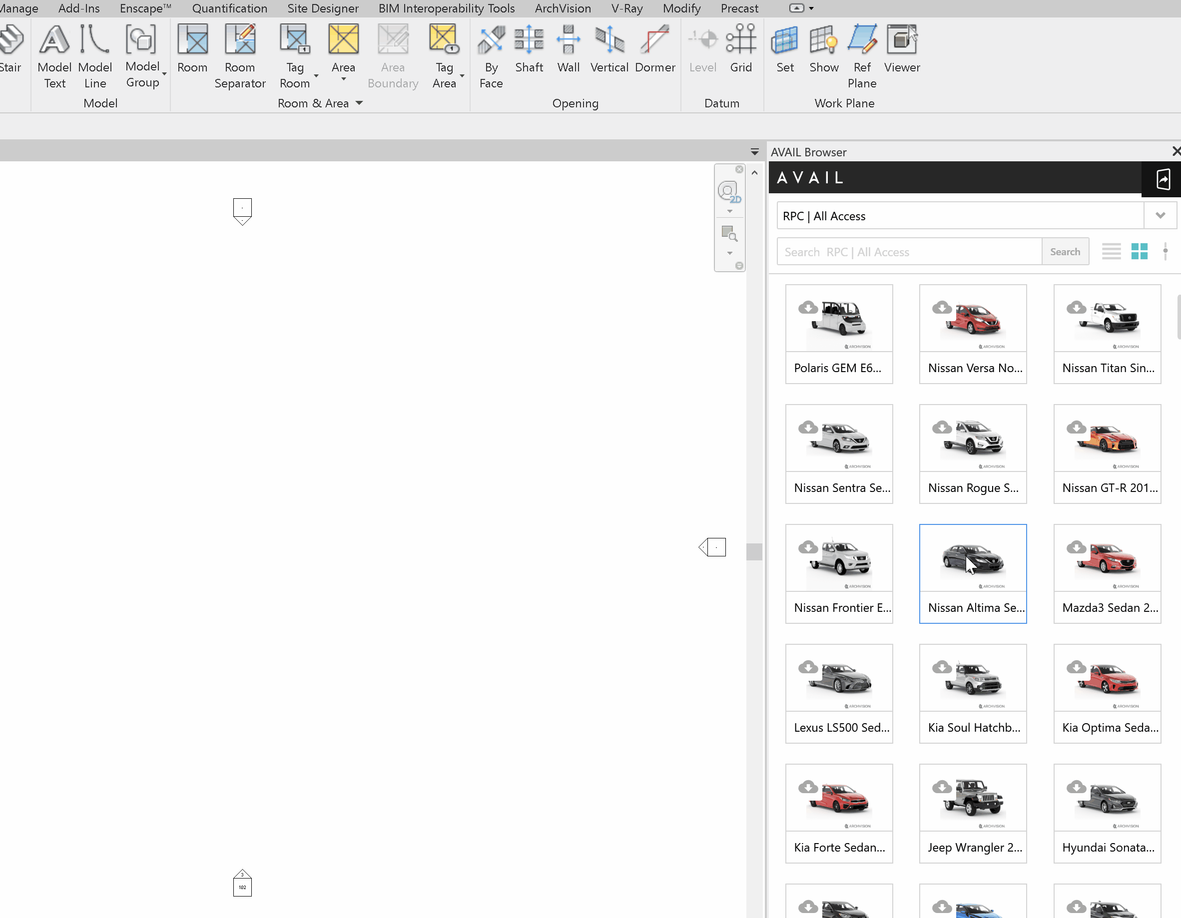 ArchVision RPC for Revit - Quick Start